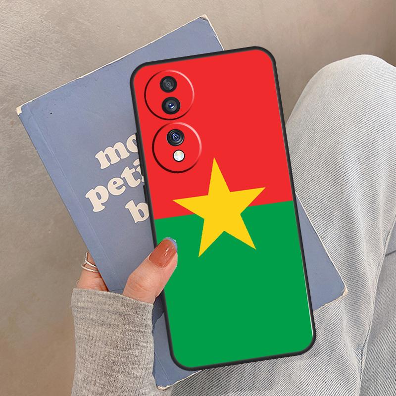 Burkina Faso Flagge Hülle Für Honor Magic 8 Pro 5 6 7 Lite Abdeckung Für Honor 400 200 90 70 50 X8a X8b X9a X9b X9c