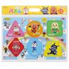 Sun-Star Stationery Happy Loppy Puzzle 6P Shapes Anpanman Go 6840010A