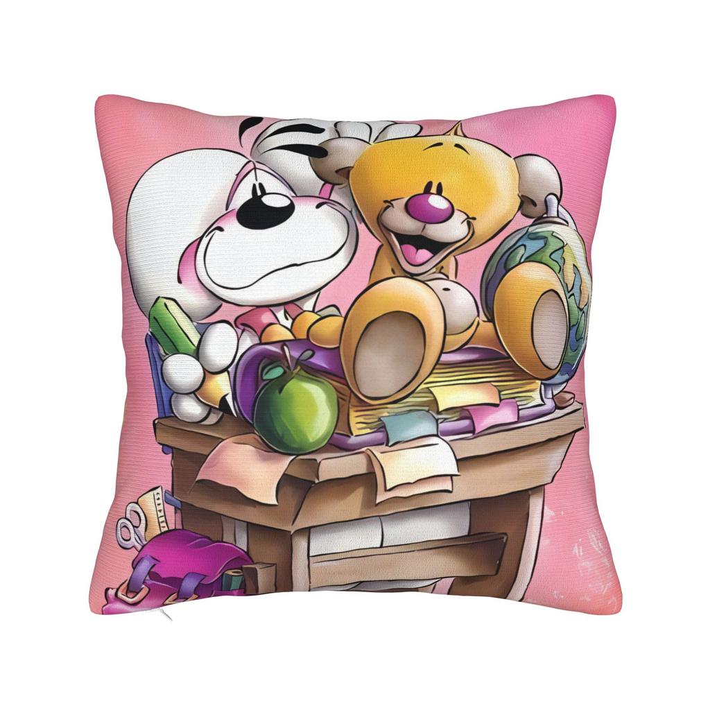 Good Night Diddl Pillow Cover  Comfy Cushion Cover Funny Pillow Case For Living Room Sofa