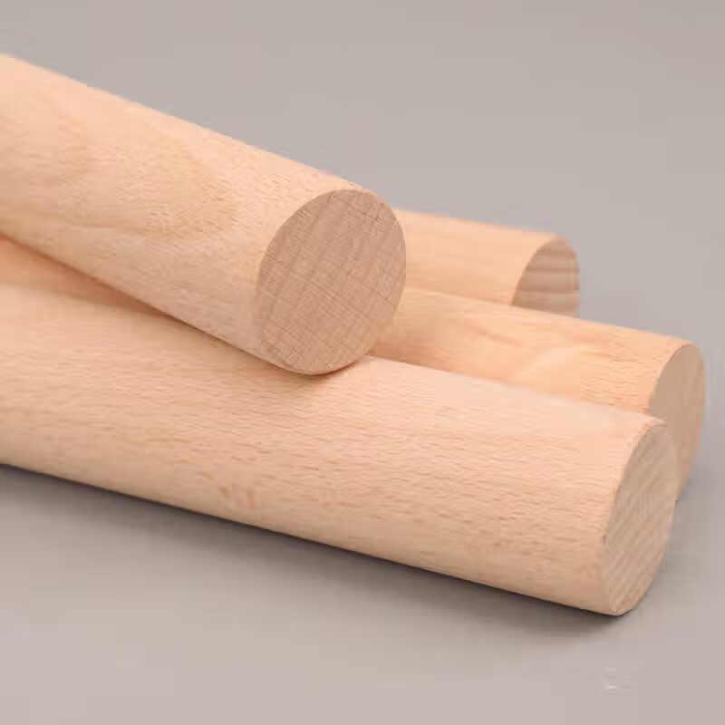 Household No-Paint Wooden Rolling Pin