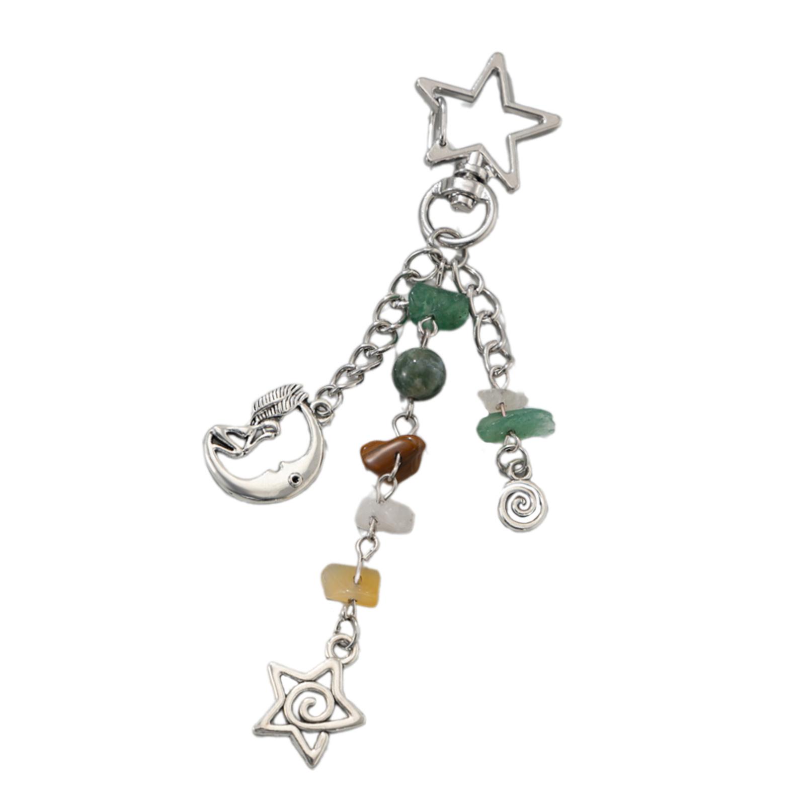 

Модный брелок с дизайном пряжки в виде звезды, брелок для ежедневного использования, женское украшение для ключей, подвеска-шарм, подвесное украшение для повседневной вечеринки B