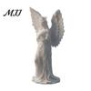 Vintage Angel Statue 3D Printed Crown Figurine, Guardian Angle Statue, Decorative Figurine for Home Artistic Winged Women Sculpture Tabletop
