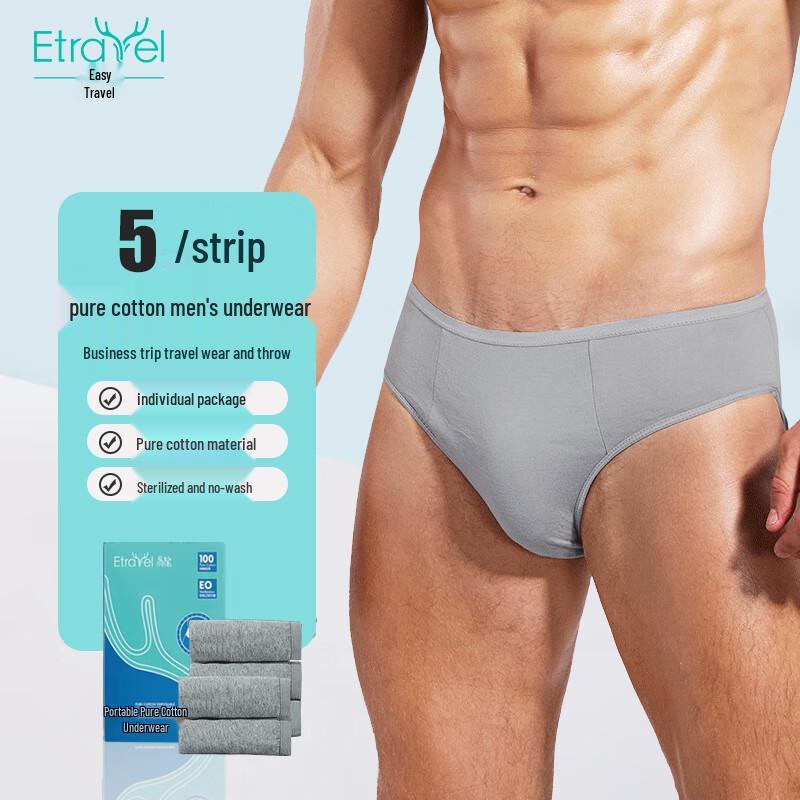 

Etravel Men s Disposable Cotton Underwear