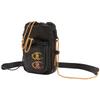 Champion Trendy Versatile Fashion Embroidered Sports Casual Drawstring Fabric Crossbody Bag Unisex bags Black White U2AACPU13-1