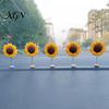 Interior Aesthetic Accessories 5Pcs Wobble Sunflower Car Dashboard Decor, Resin Spring Flower Ornament Cute Office Desk Decorations with Non