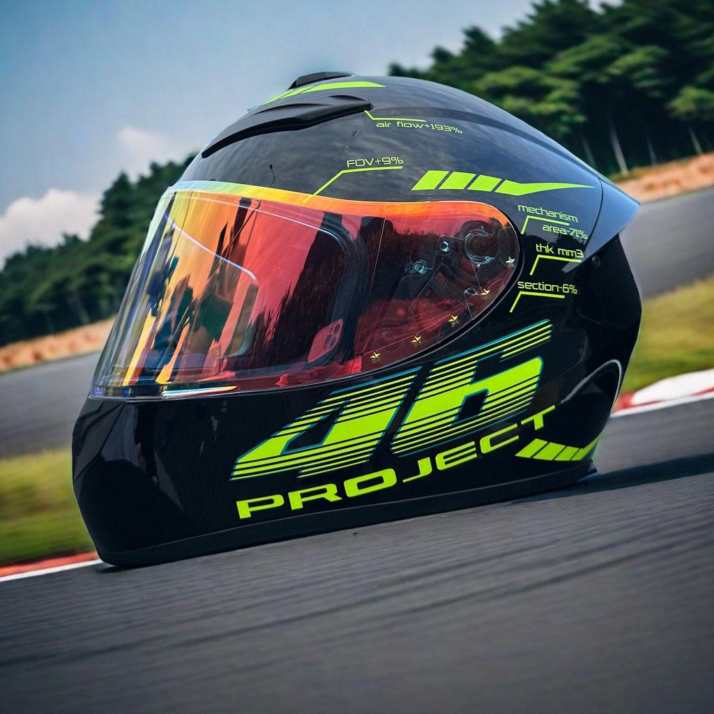 3C Certified Bluetooth All-Season Windproof Full Face Motorcycle/Scooter Helmet for Couples