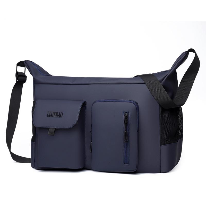 Men's Backpack for Business Trip, Multi-pocket Classification, Fashionable Design, Luggage Bag Casual Portable Crossbody Travel Bag