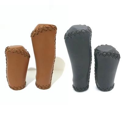 Folding Bike Handlebar 22.2mm Caliber Handlebar Cover Leather Sewn Bicycle Grip Cover Bicycle Grip Mountain Bike Shift Bar Cover