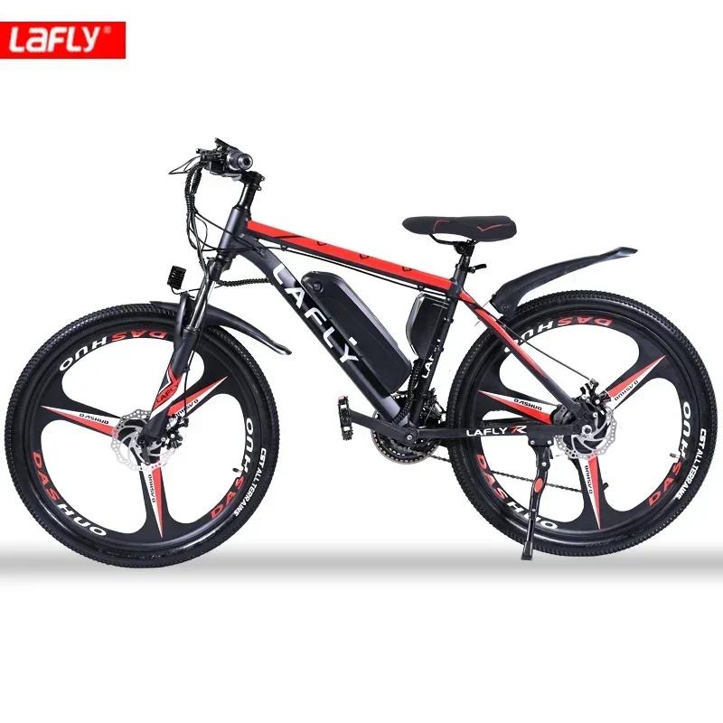 2024 New LAFLY X2 1000W 90KM Electric Mountain Bike 48V 15Ah Electric Bike Snowmobile 26 Inch Tires Ebike Electric Bicycle