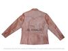 Lambskin Formal Men's Leather Blazer Brown Two-Button Handmade Genuine Office Wear Soft Fit