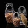 Anti Splashing Bird Food Cup Transparent Parrot Feeder Drinker Bird Water Bowl  For Cage