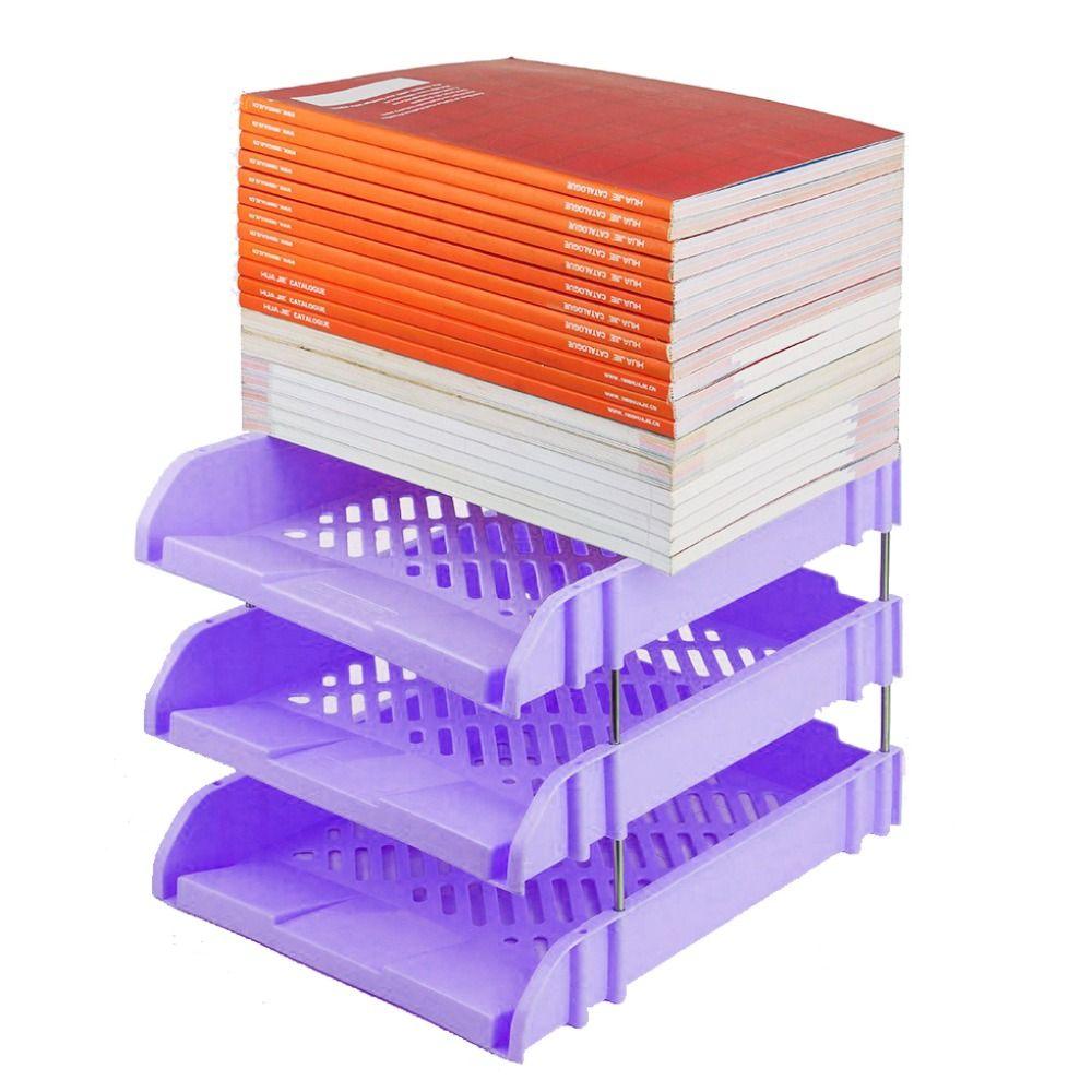 Suport pentru dosare A4 PP Suport de depozitare de birou Cutie nouă pentru dosare de birou Acasă