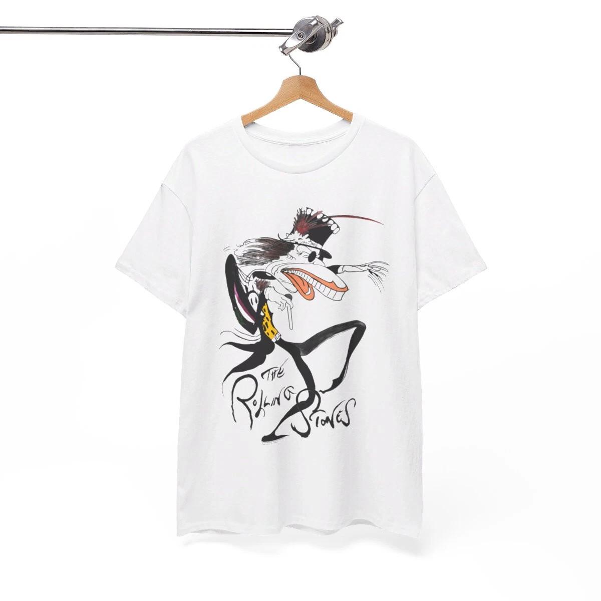 The Rolling Stones Rock Vintage Design Tee Band T shirt Size 5XL 2XL