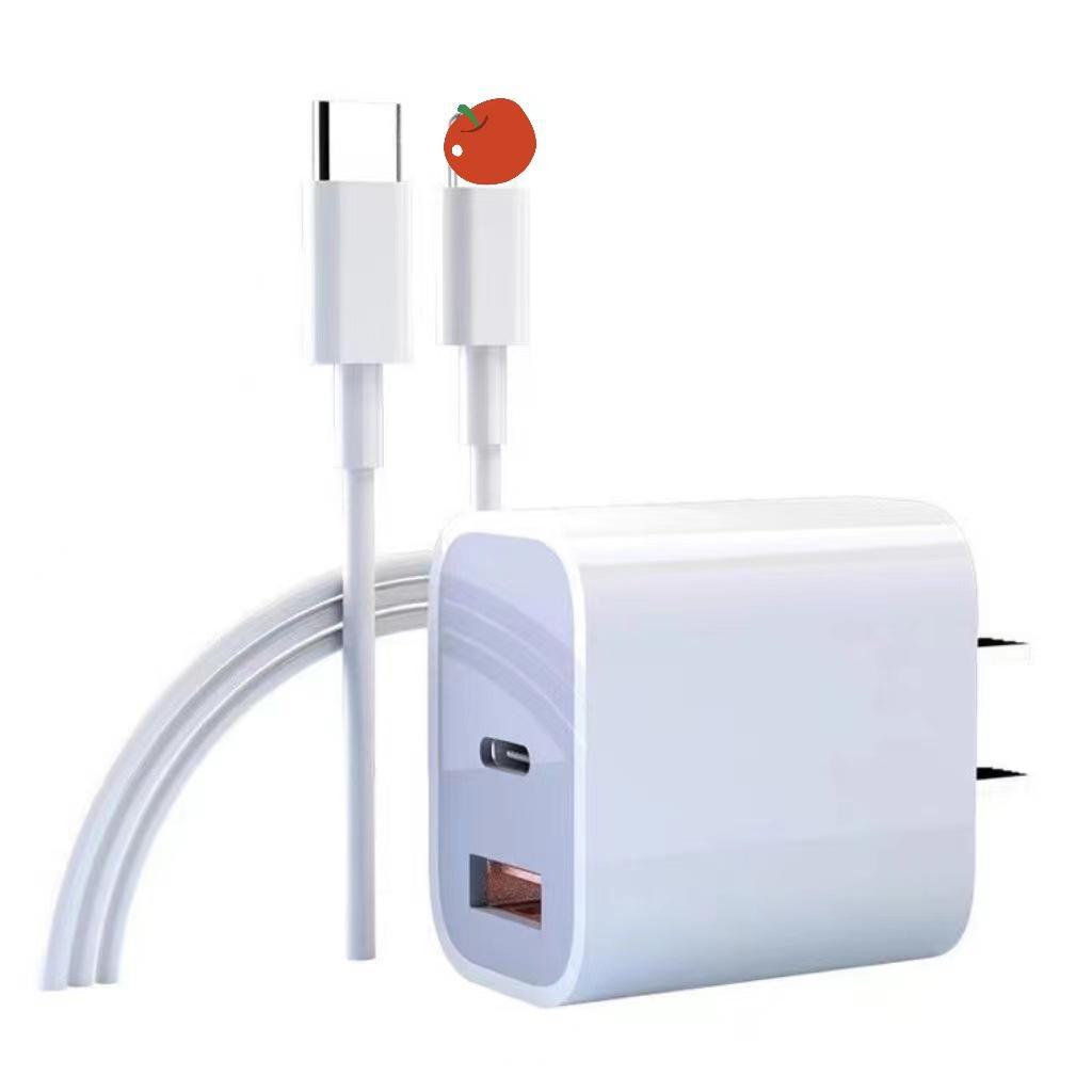 3C Certified Dual-Port PD20W Fast Charger for Apple 15 Mobile Phones