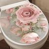 Removable Toilet Pedestal Pan Sticker PVC Commode Sticker Toilet Cover Sticker  Home Decoration