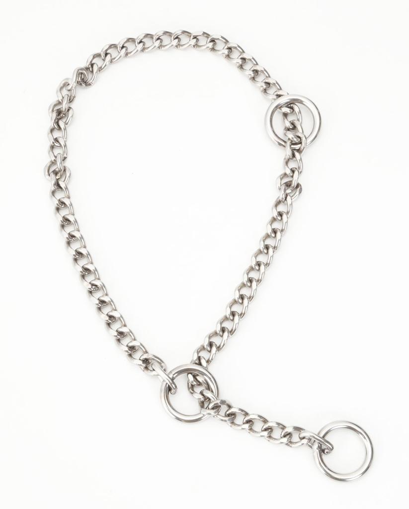 Petio Dog Training Tool Stainless Steel Chain 50mm Collar, [Training/Anti-Pull Collar]