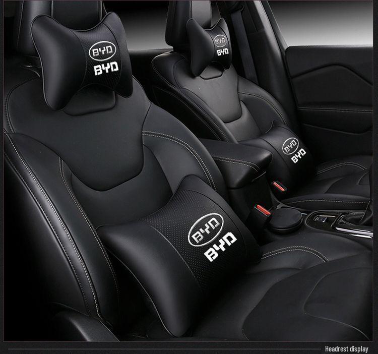 Reposacabezas y cojín de respaldo para coche eléctrico BYD Han (modelos Song/Qin/Plus/Seal) y almohada para cuello y cintura