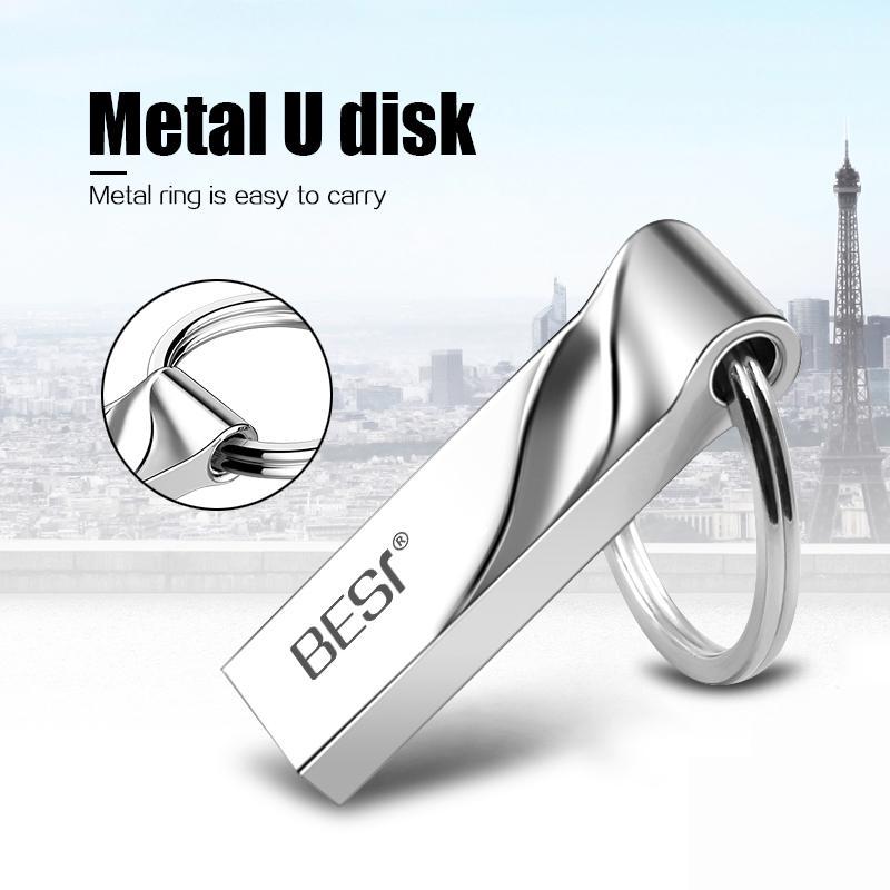 Водонепроницаемый USB Flash Drive Металлический пен Drive USB Stick Keychain Flash Drive – купить по низким ценам в интернет-магазине Joom