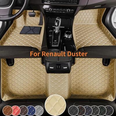 Car Floor Mats For Renault Duster 2011-2017 2018- Years Full Coverage Floor Mats Luxury Floor Liners Car Accessories