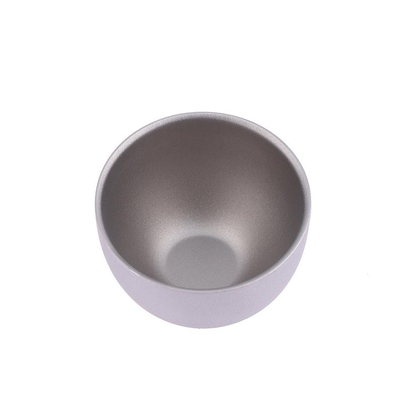 1/4Pcs Pure Titanium Double-Layer Small Tea Cup Outdoor Portable Traveling Picnic Cookware Single-Person Tea Cup Hiking Tea Cups