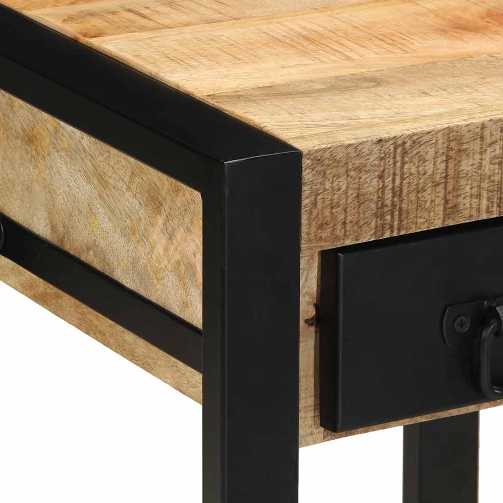 Side Table 35 X 35 X 50 Cm Rough Solid Mango Wood