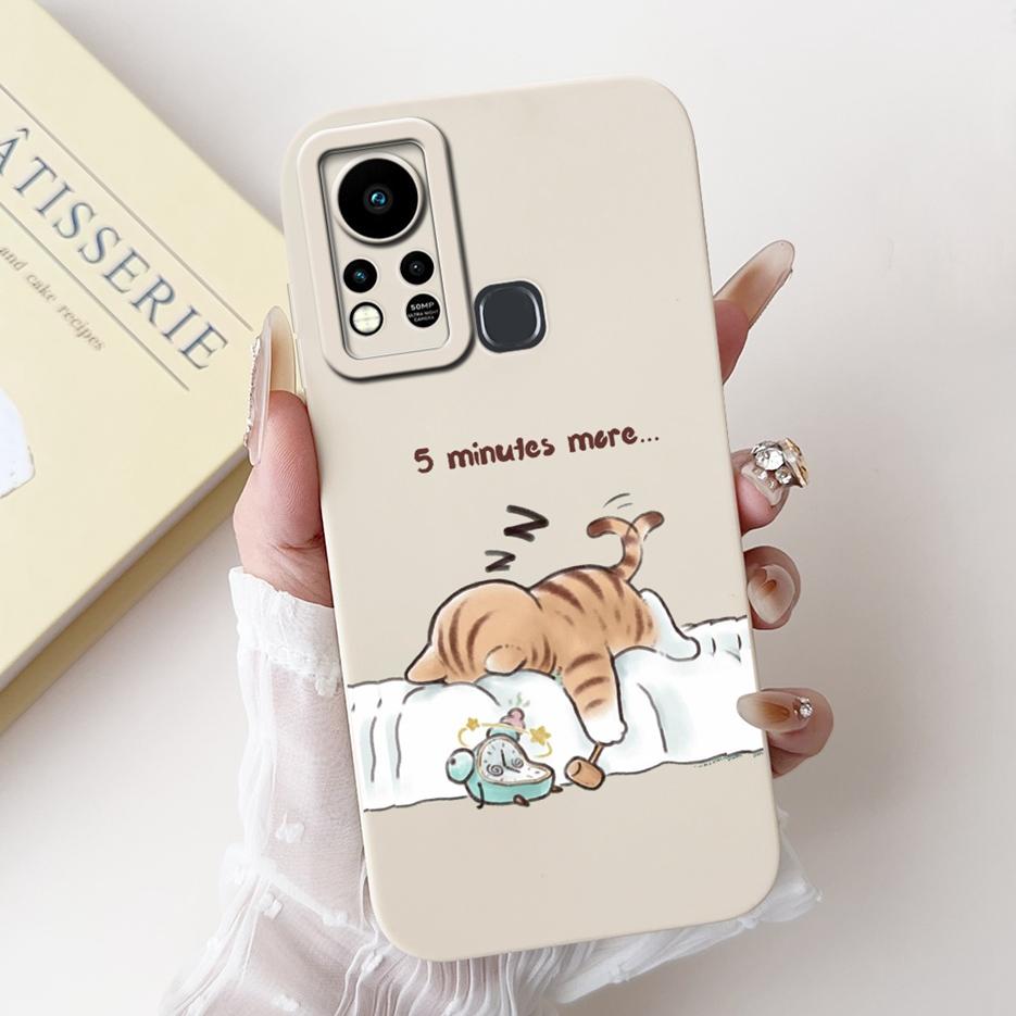 For Infinix Hot 11S Case X6812 X6812B Cute Panda Cartoon Cover Shockproof Phone Cases For Infinix Hot 11S NFC Hot11s Soft Fundas