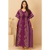 Indian Bollywood Night Wear Kaftan Gown Women Designer Cotton Nighty Dress