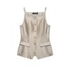 European and American Women's Clothing Popular Fashion Casual Slim-fit Tube Top Tank Top Straight Pants Set