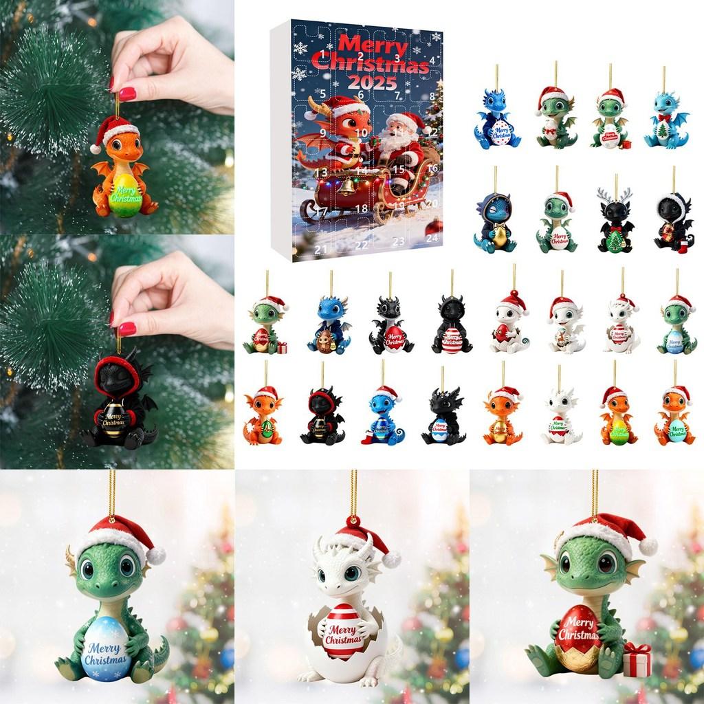 Christmas Dragon Baby Hanging Decorations With Acrylic Material For Festive Tree Ornaments