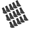 Universal 15Pcs Trekking Pole Tip Protectors Walking Stick Feet Cover NonSlip Pad Alpenstocks