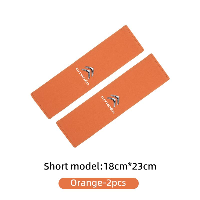 Suede Car Styling Seat Belt Shoulder Protective Cover Accessories For Citroen C4 C3 C5 C1 C2 C6 VTS C4L DS3 DS4 DS5 Grand