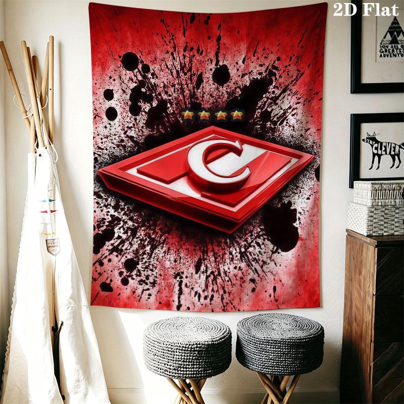 Spartak Moscow Dash Wall Hanging Printed Fabric Blanket Decorative Tapestries for Bedroom Living Room Home Decor