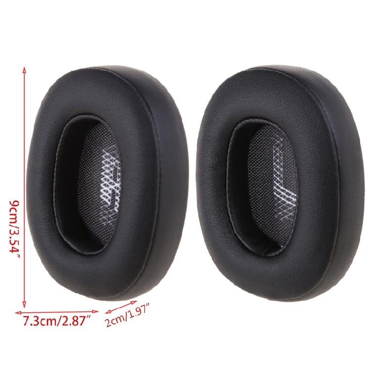 2 Pieces Leather Ear Pads Cushion Cover Replacement Earpads for E55BT Headset