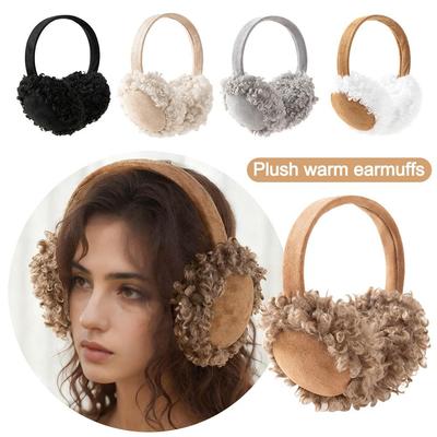 Warm Earmuffs Antifreeze Plush Ear Warmer Soft Ear Muffs Winter Outdoor Cycling