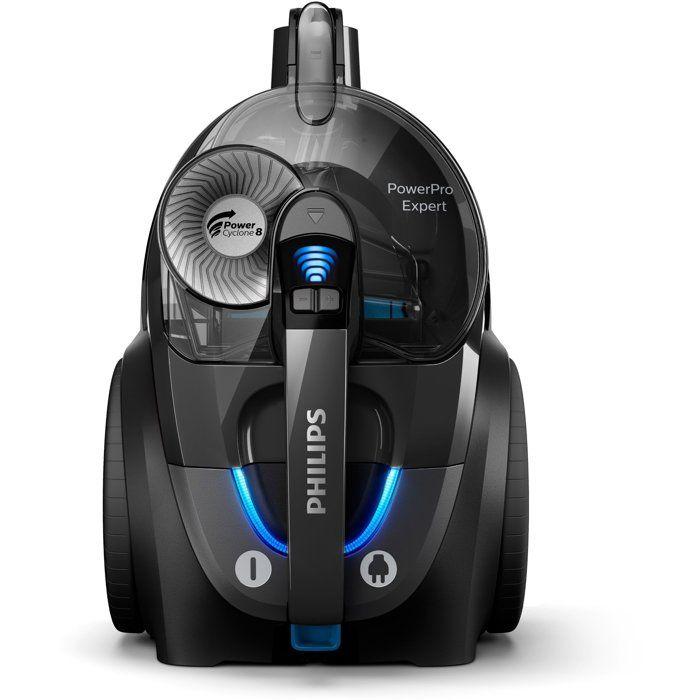 Philips FC9747/09 PowerPro Expert Zakloze stofzuiger, met accessoires, zuigt 99,9% van het stof op, 900 W, zwart
