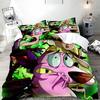 Courage the Cowardly Dog Duvet Cover Pillowcase Bedding Set for Kids Girl Boys Bedroom Gift Single Double Large Size