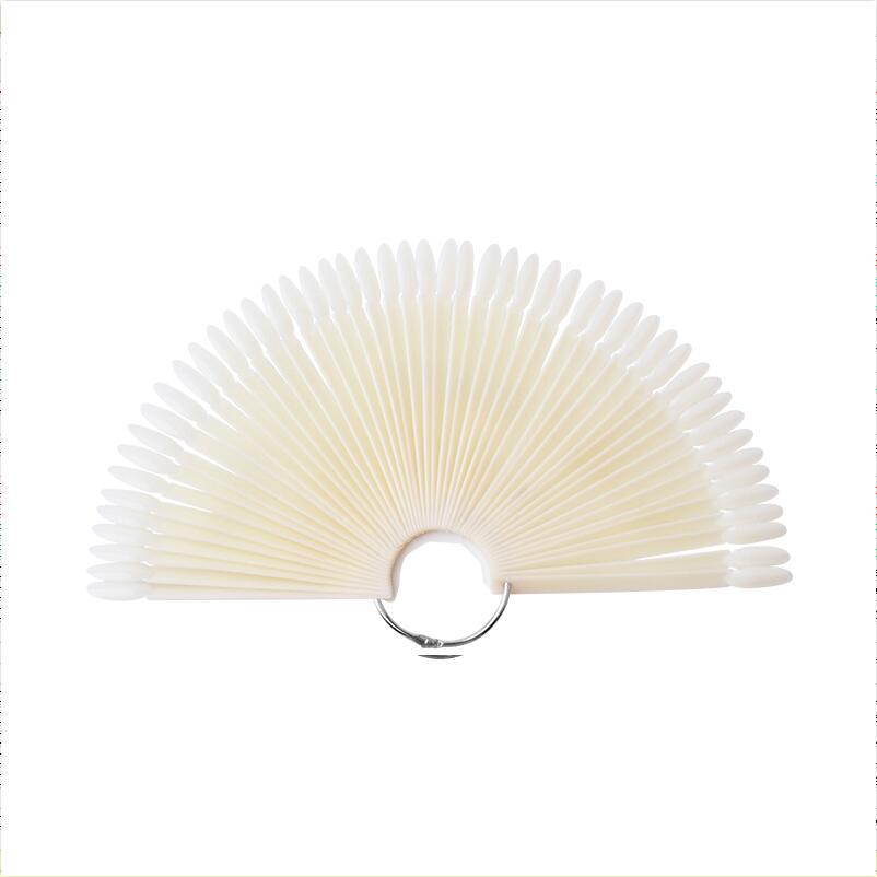 

50 шт., овальная ложная витрина для дизайна ногтей, веерное колесо, тренировочная доска, наконечник, палочка для ногтей, блестящая пудра, таблица цветов естественный