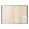 NOLTY April Ecrit Dark 9679 Planner, 2026, Start, A5, Weekly, 5, Gray,