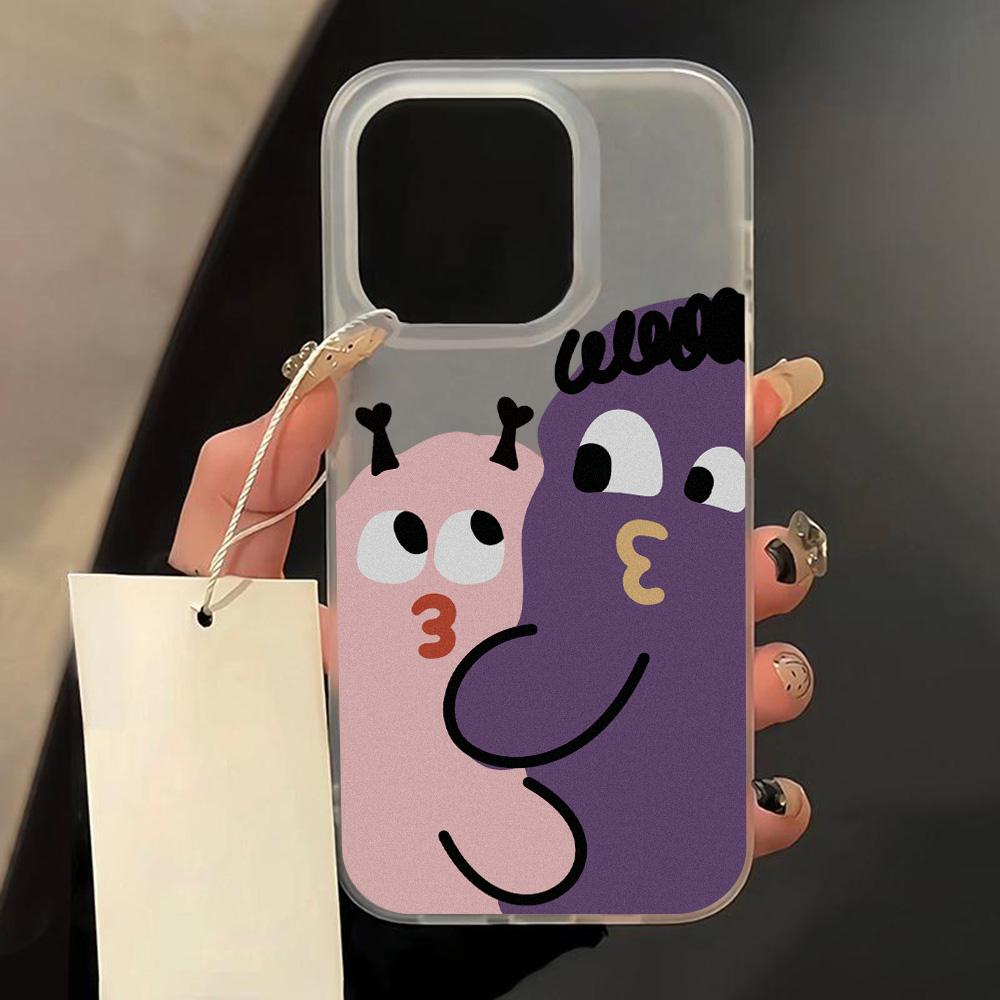 Silicone Phone Case for iPhone 11 Funda iPhone 15 Pro Max 16 13 14 Plus 12 Mini 16promax 15promax Transparent Matte Coque Cover