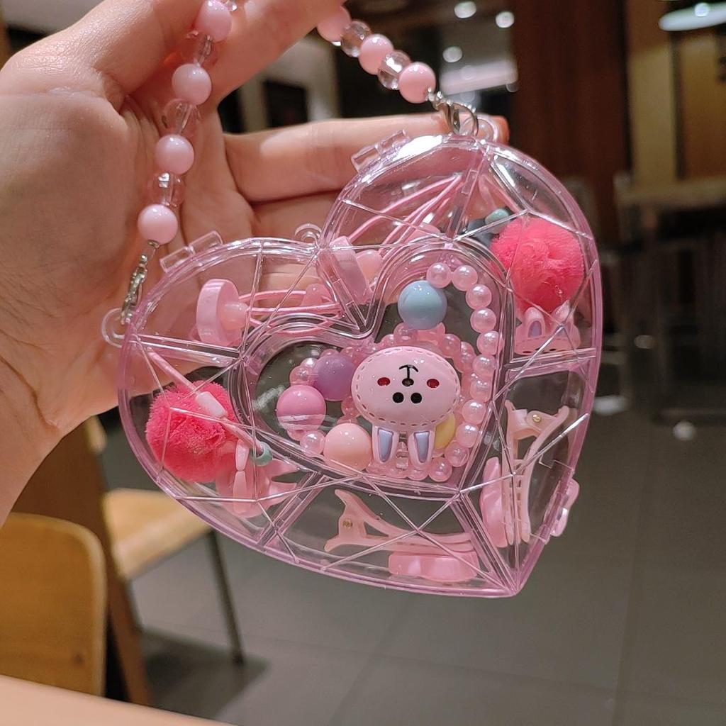 Children's Cute Cartoon Fruit Pendant Bracelet Set with Gift Box