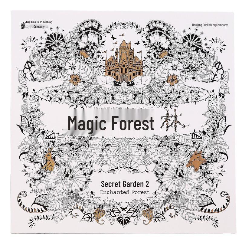 Magic Forest Adult Coloring & Stress Relief: Doodling & Drawing Picture Book for Students