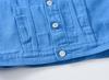 Trendy Men's Denim Vest: Slim Fit Sleeveless in Sky, Lake, and Royal Blue – Plus Size Casual Top for Spring, Summer, and Autumn.