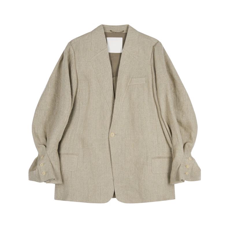 JNBY Women's Relaxed Fit Linen Blend Suit Jacket