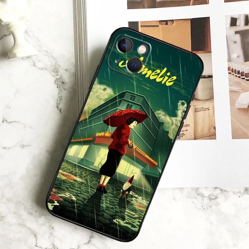 Amelie Poster Classic France Movie Phone Case For iPhone 17 16 15 14 13 12 11 Pro Max Plus 12 13 Mini 16e 17 Air Cover Coque