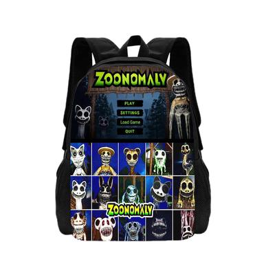 3D Game Animal Transformation Zoo Anime Backpack Boys Cartoon Mochila Breathable Backpack Printed Backpack Children's Gifts