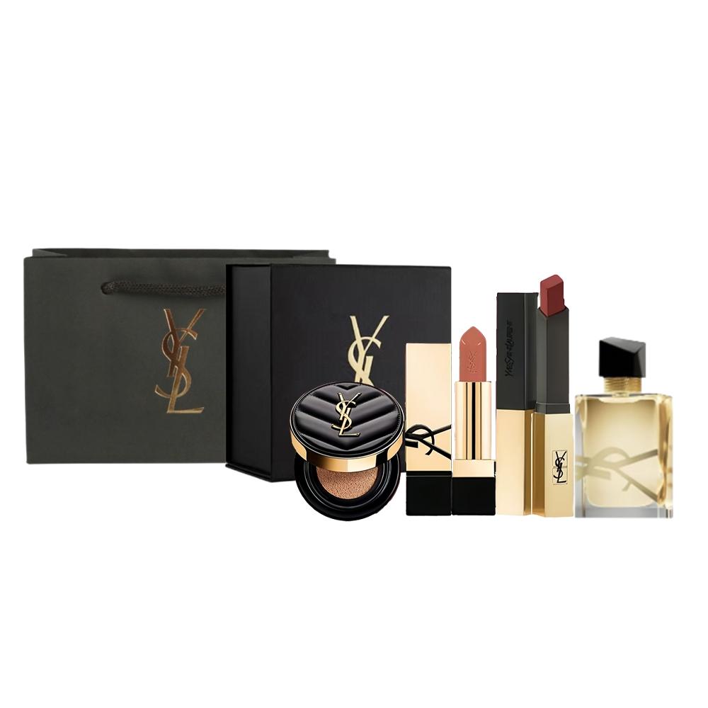 SAINT LAURENT Goddess Beloved Подарочный набор Наборы для макияжа Легко растушевывается Очищающий Вельветовый Сатиновый Натуральный Матовый Финиш Нежный