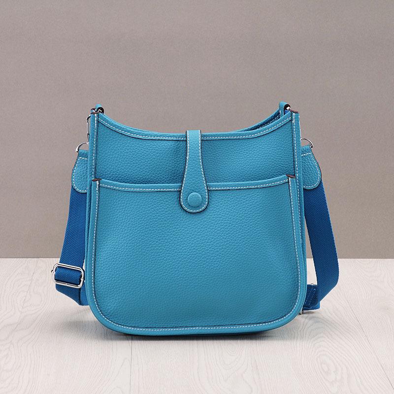 2024 m. moteriškas „Hlow Punch“ natūralios odos krepšys ant pečių