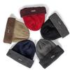 Unisex Two Tone Color Winter Hat Add Fur Lined Flanging Cap Stylish Soft Beanie Hats For Men Women Warm Outdoor Ski Sports Hat