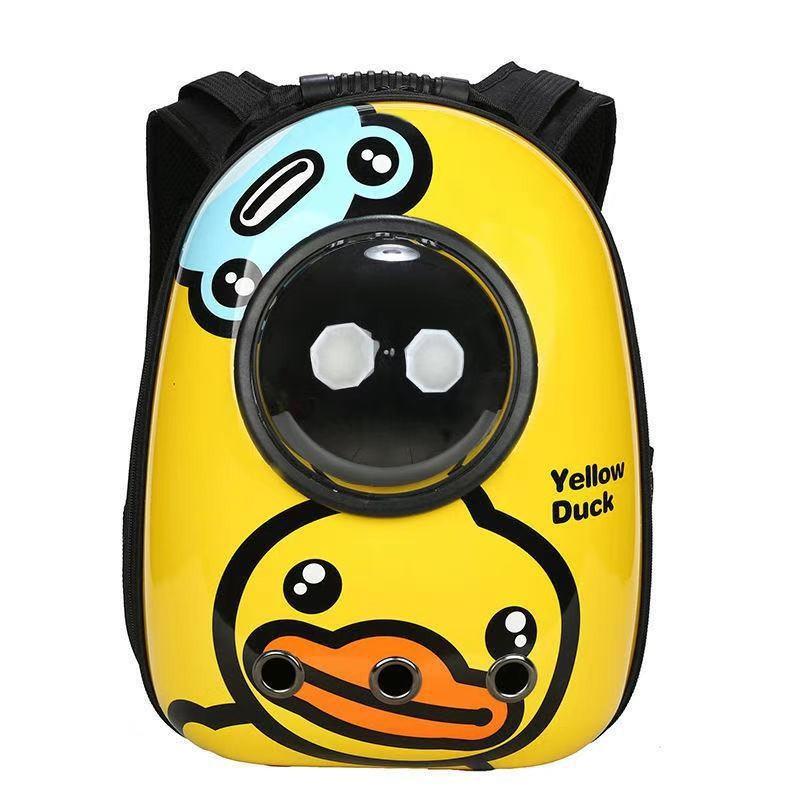 Cat bag out portable cat backpack cat bag space capsule pet dog schoolbag double shoulder rabbit summer breathable