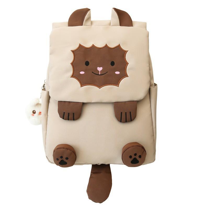 

Cute Cartoon Lamb Schoolbag Female College Students Ins Style Japanese Sweet Girl Backpack Large Capacity Junior High School Student хакі